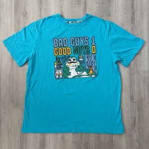 Disney Star Wars Blue Short Sleeve Tee - Bad Guys 1 Good Guys 0